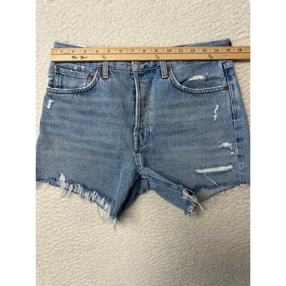 Agolde Womens Denim Shorts Size 27 - Picture 7 of 8